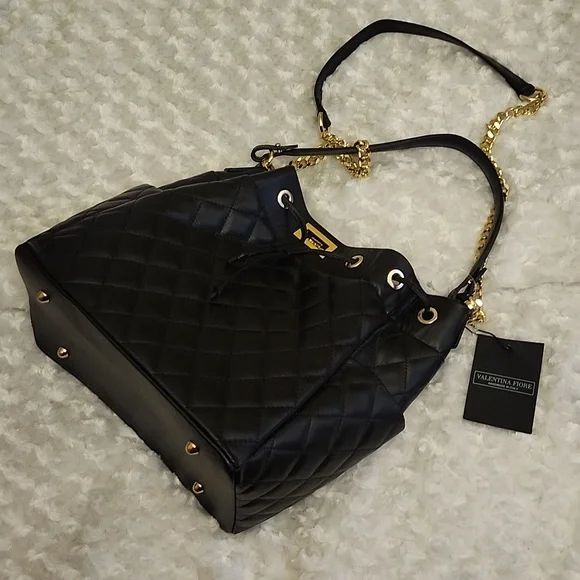 Bucket bag black/Gold - Picture 2 of 10
